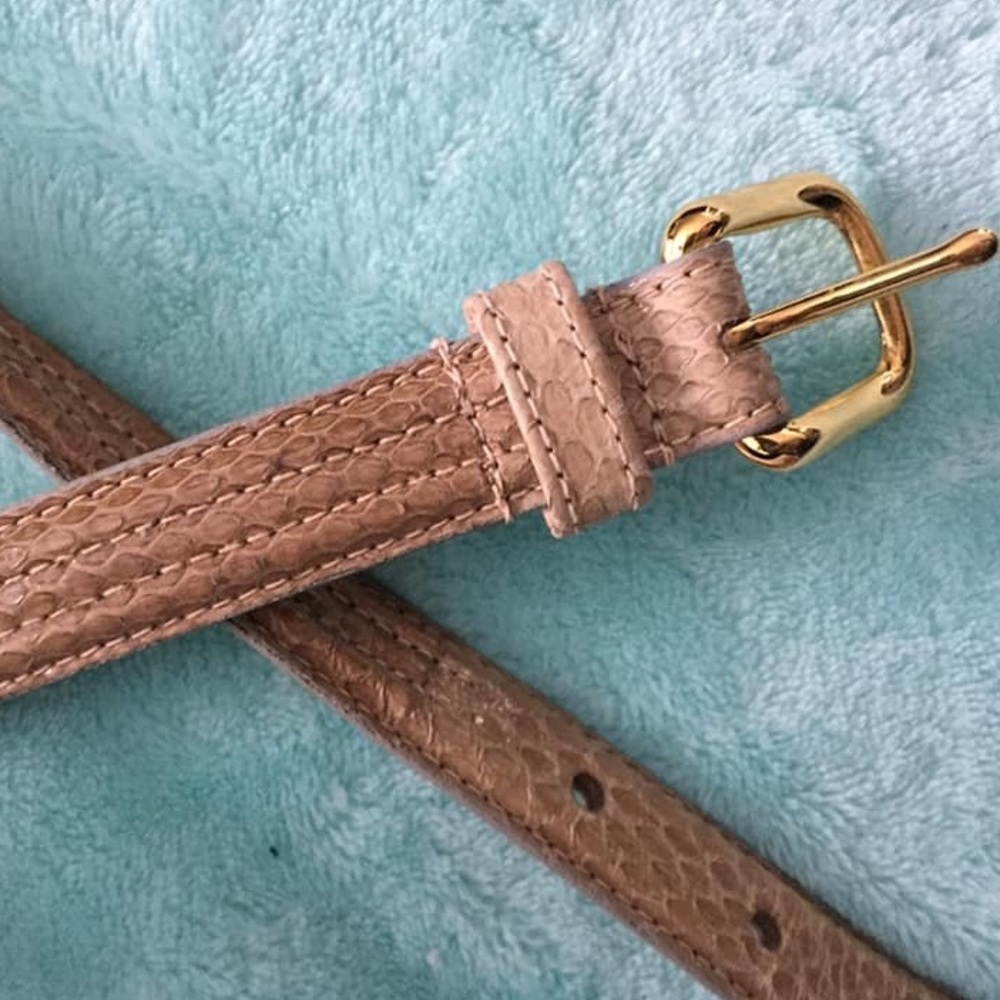 🌾Vintage Genuine Snakeskin Belt🌾